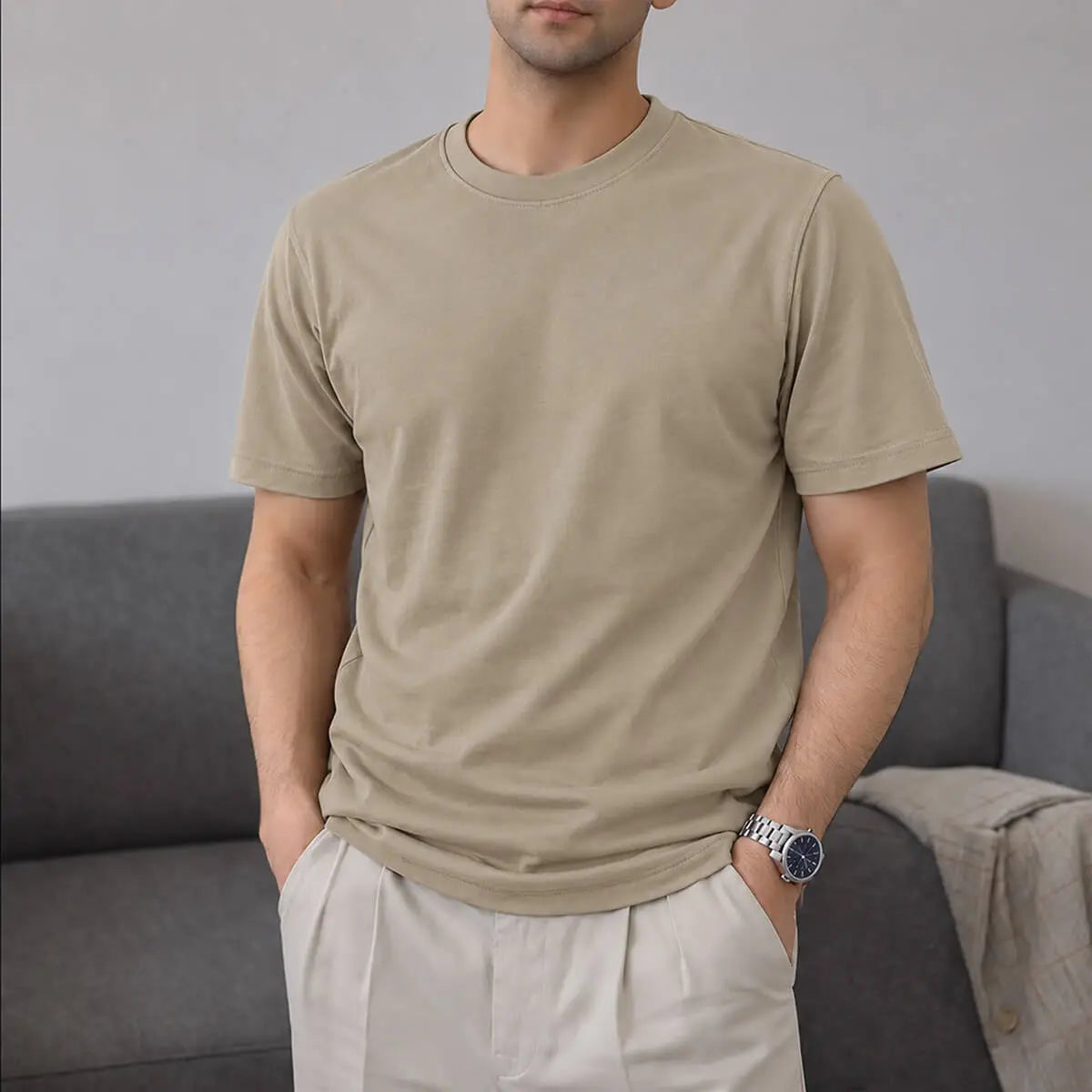 Pack of 3 Cotton T-Shirts for Men – Cherry Truffle Caramel Latte & Coconut Milk(Regular Fit)