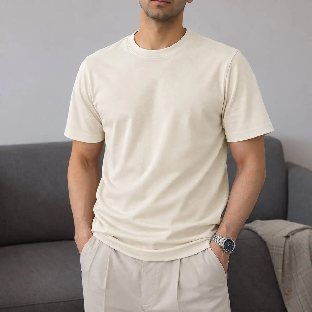 Pack of 3 Cotton T-Shirts for Men – Cherry Truffle Caramel Latte & Coconut Milk(Regular Fit)