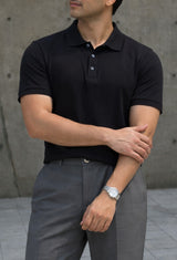 Men's Polo T-shirt Black