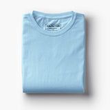 Baby Blue Half Sleeve T-Shirt for Men