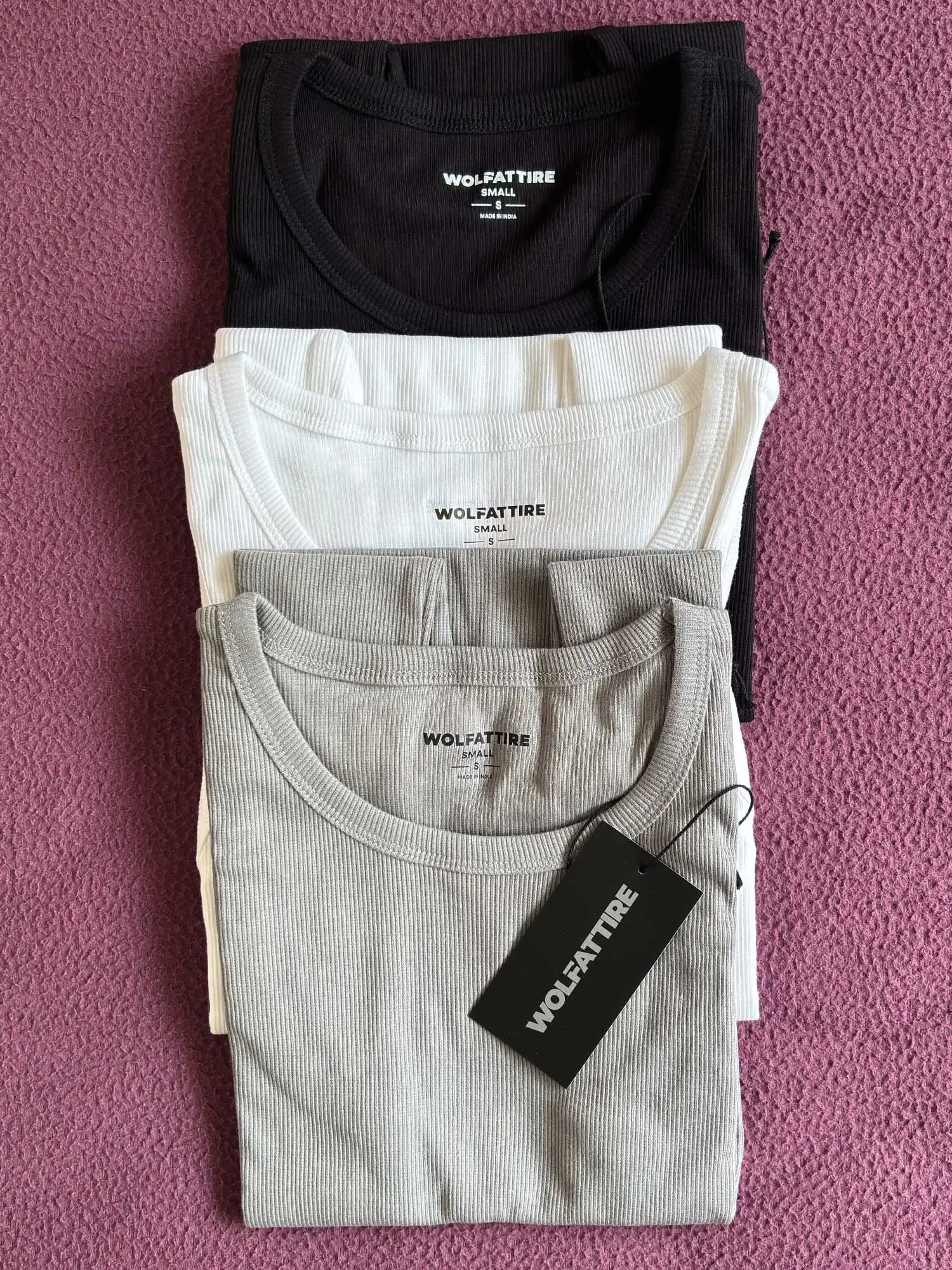 Men’s Tank Top Gym Vest Combo Pack of 3 – White, Black & Stone Grey