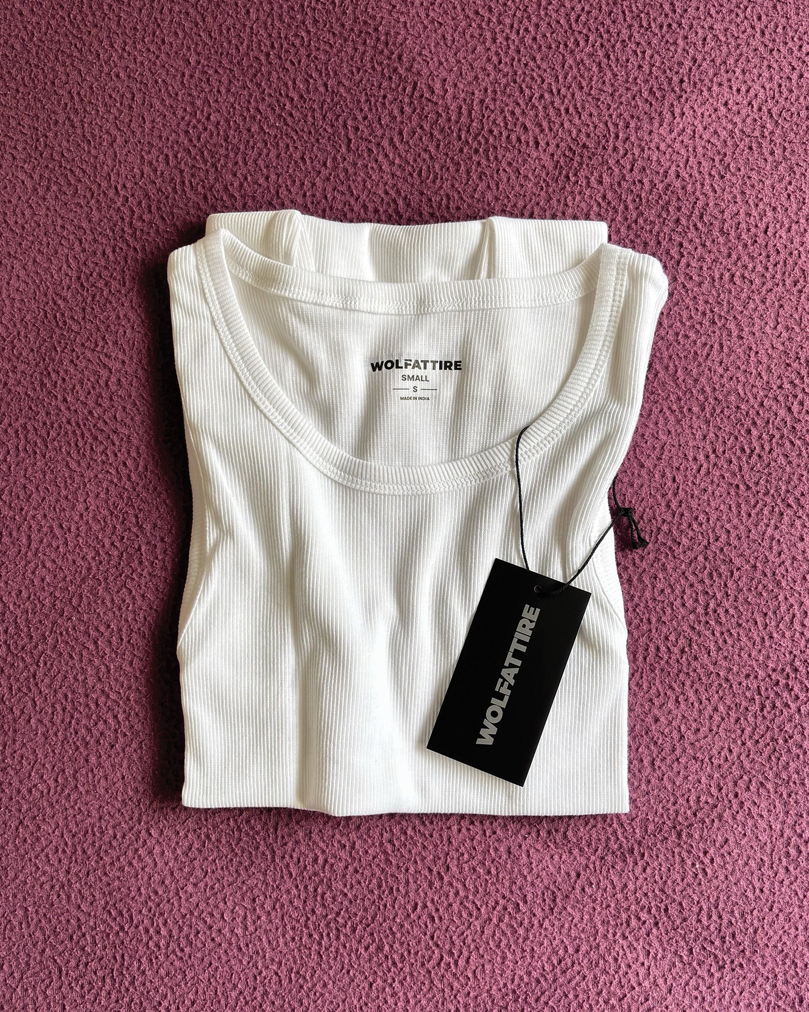 Men’s White Tank Top Gym Vest