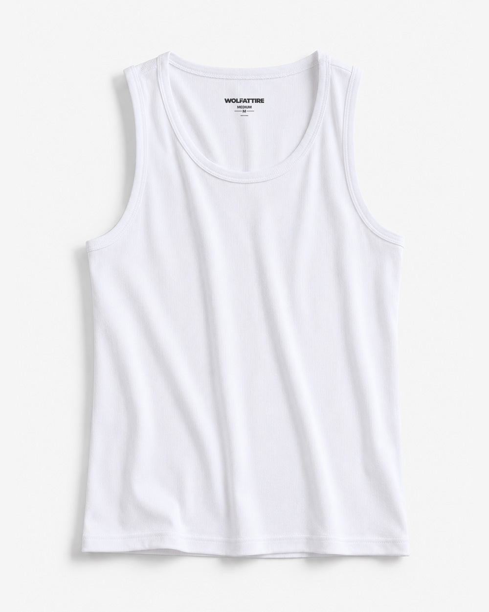 Men’s White Tank Top Gym Vest
