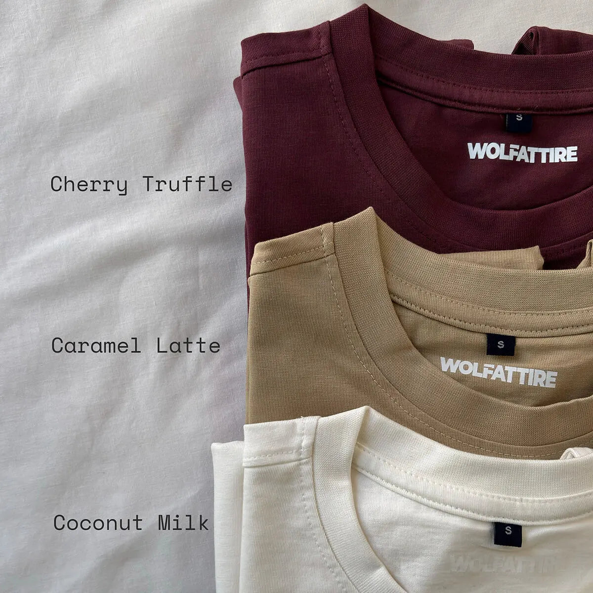 Pack of 3 Cotton T-Shirts for Men – Cherry Truffle Caramel Latte & Coconut Milk(Regular Fit)
