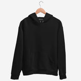 Men's Regular Fit Hooded Sweatshirt - Black