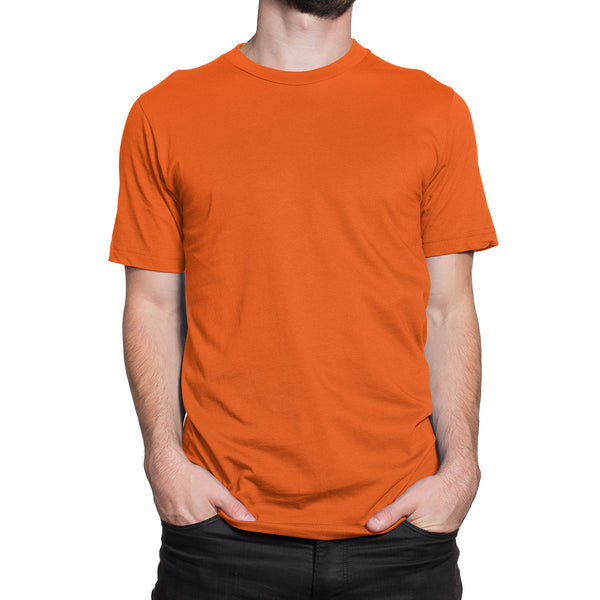 Orange Half Sleeve T-Shirt for Men