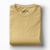 Beige Half Sleeve T-Shirt for Men