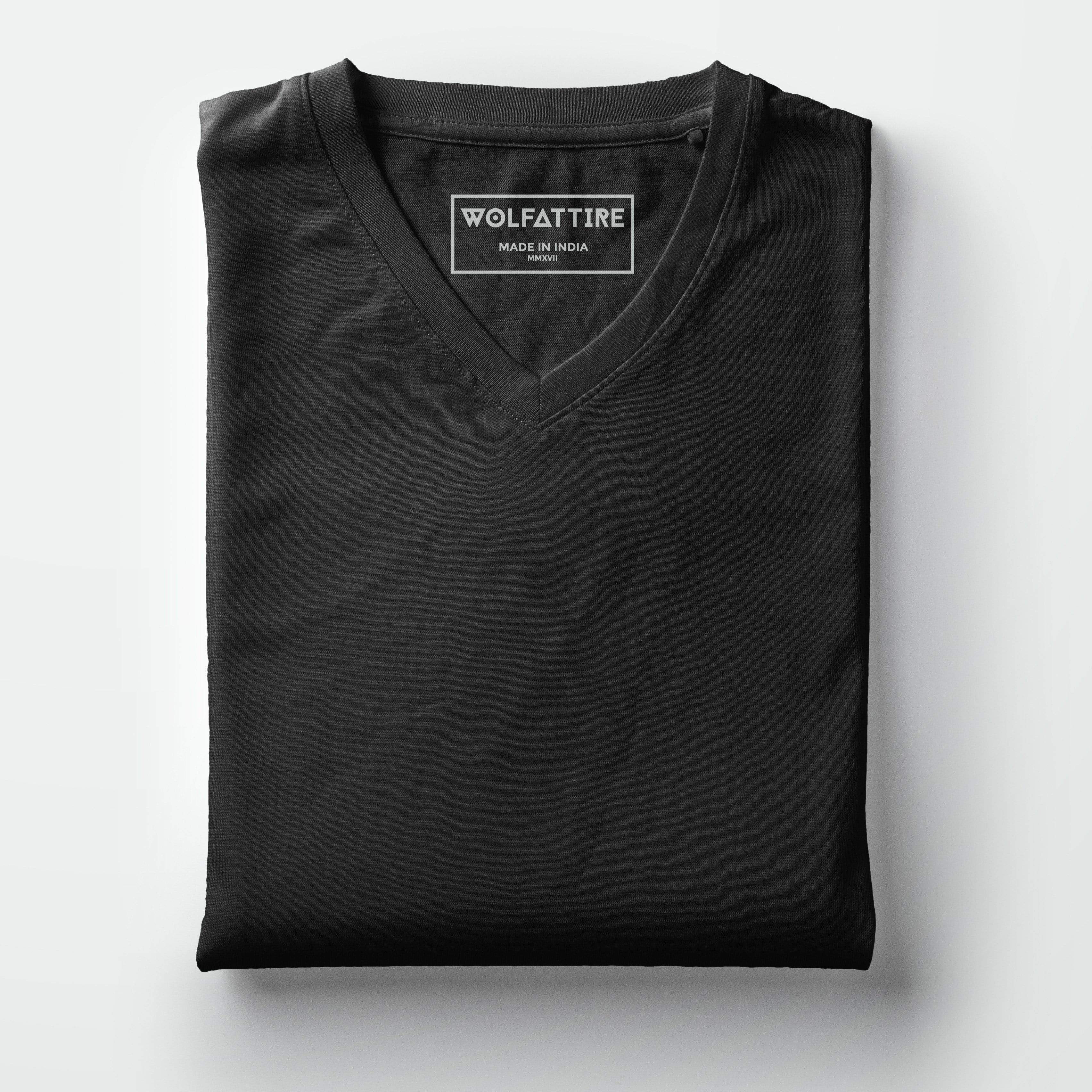 Plain V-Neck T-Shirts  Premium Fabric – Wolfattire