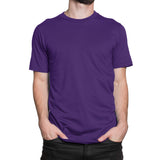 Purple Half Sleeve T-Shirt for Men