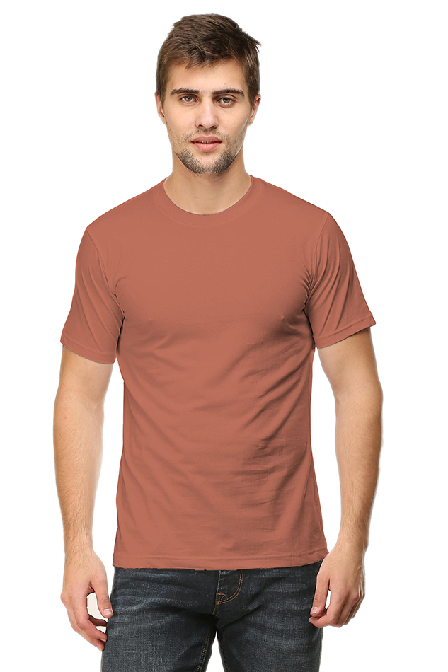 Copper Half Sleeve T-shirt for Men