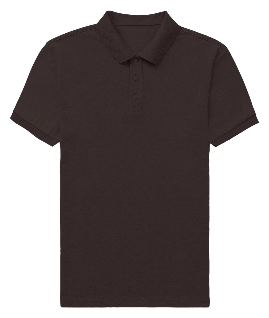 Chocolate Brown Polo T-Shirt for Men 100% cotton – Wolfattire
