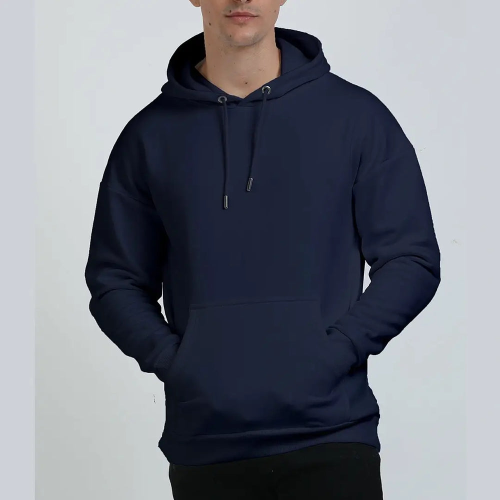 Blue oversized hoodie mens sale