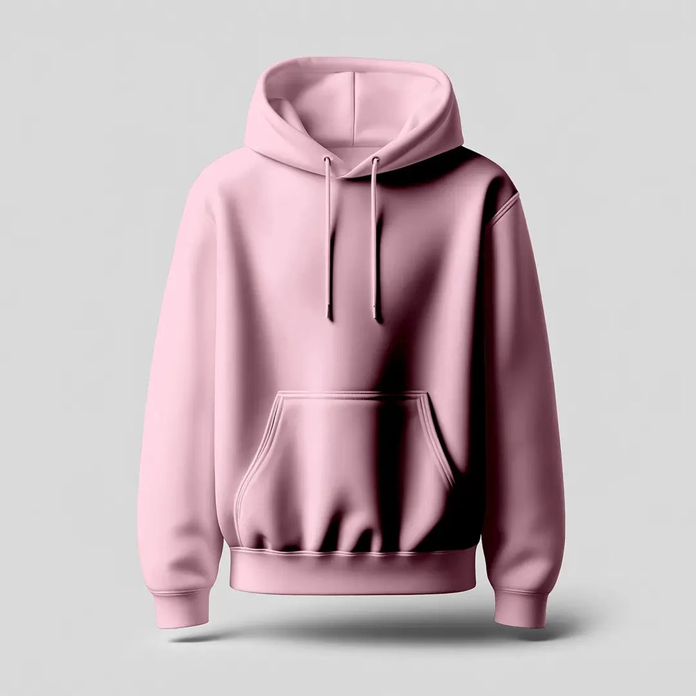 Pink Oversized Hoodie for Men Heavyweight Wolfattire
