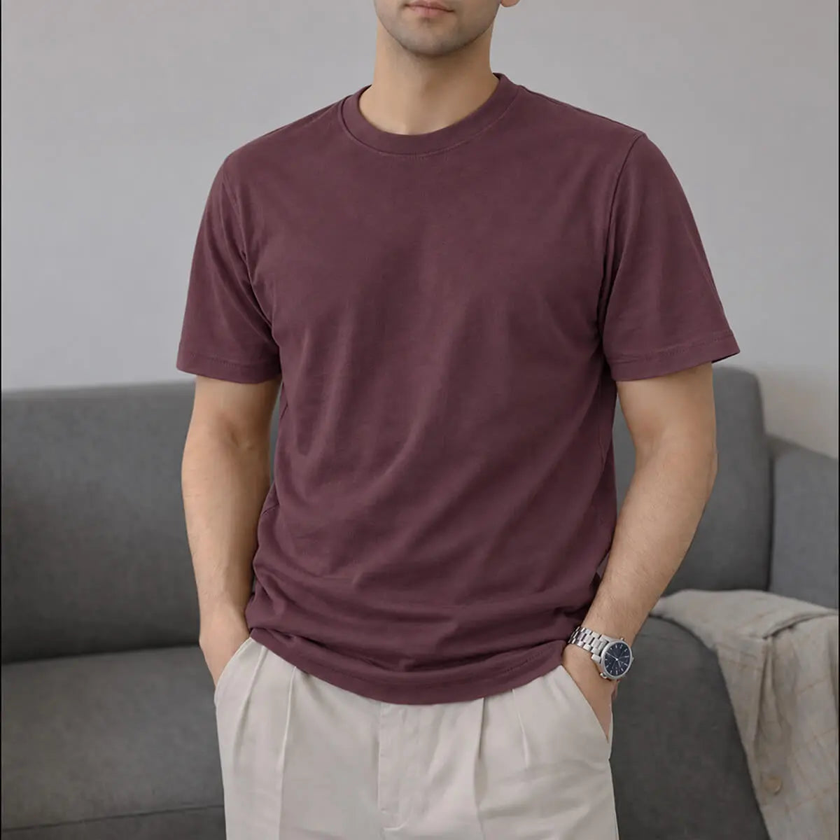 Pack of 3 Cotton T-Shirts for Men – Cherry Truffle Caramel Latte & Coconut Milk(Regular Fit)