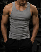 Men’s Tank Top Gym Vest Combo Pack of 2 – Black & Stone Grey