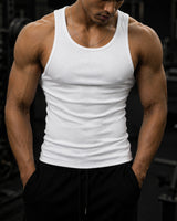 Men’s Tank Top Gym Vest Combo Pack of 2 – White & Black