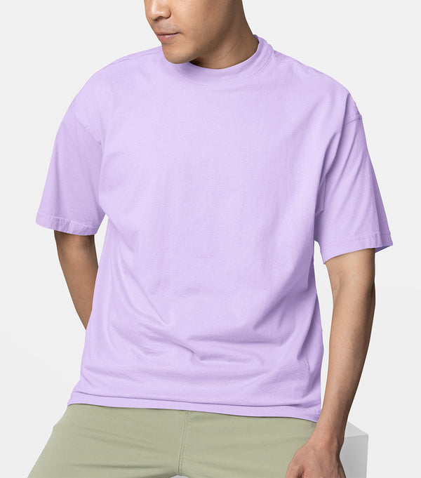 Lavender Oversized T-Shirt for Men