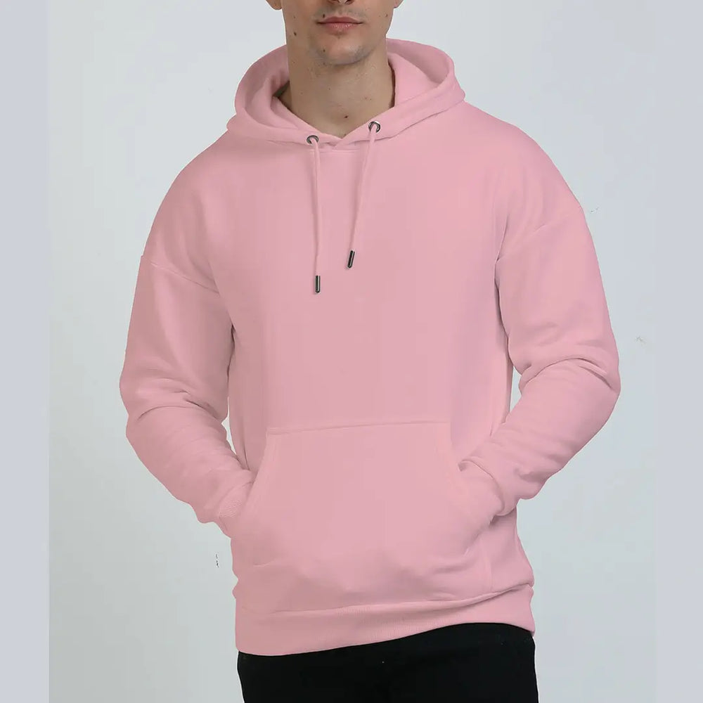 Pink Oversized Hoodie for Men Heavyweight Wolfattire