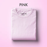 Pink Half Sleeve T-Shirt for Men