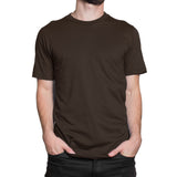 dark brown t-shirt | chocolate brown t-shirt for Men online Wolfattire India
