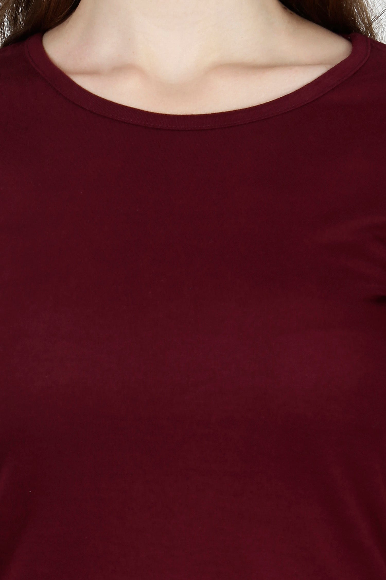 Basic women's maroon t shirt Wolfattire