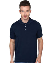 polo Men's Polo T-shirt Navy Blue wolfattire