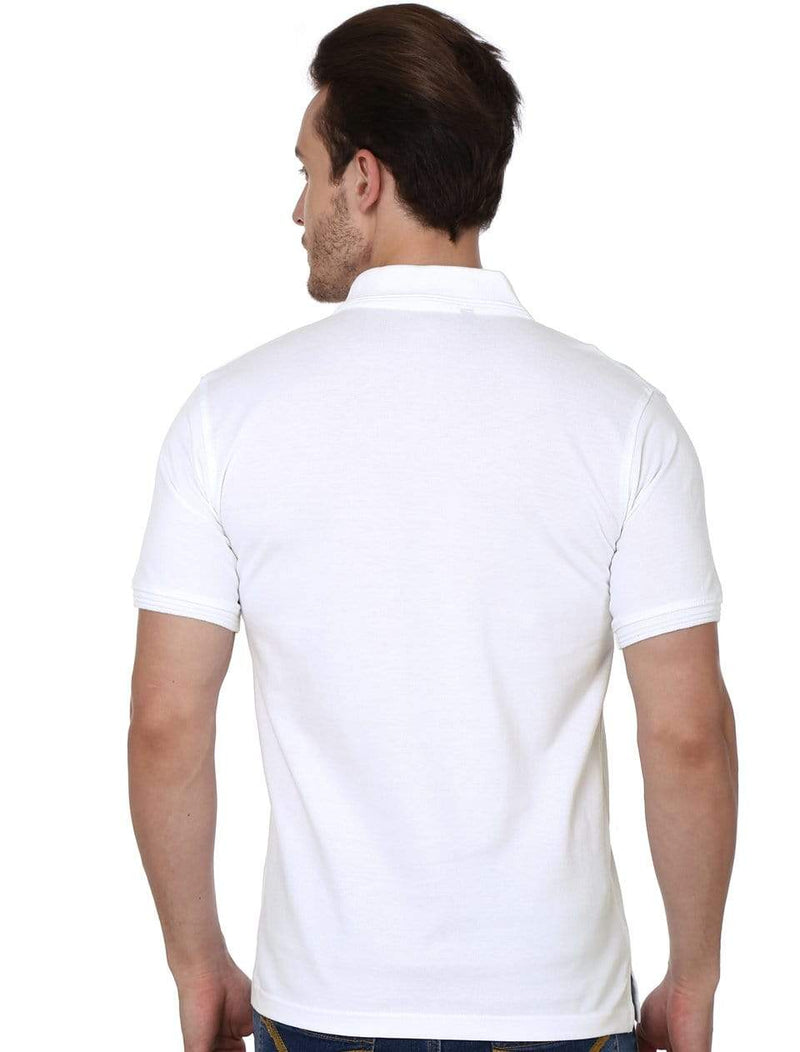 polo Men's Polo T-shirt White wolfattire