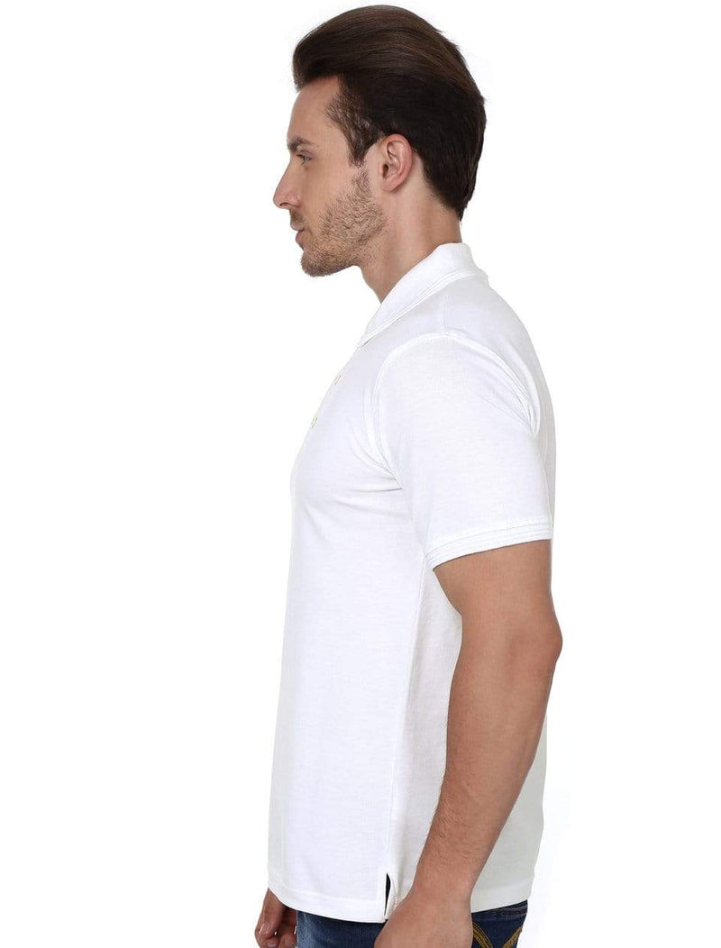 polo Men's Polo T-shirt White wolfattire