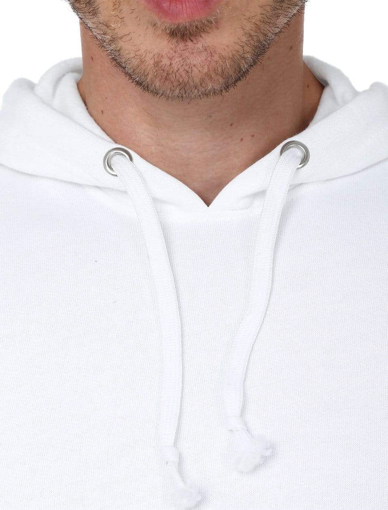 Hooded Sweatshirt Men's Regular Fit Hooded Sweatshirt - White wolfattire
