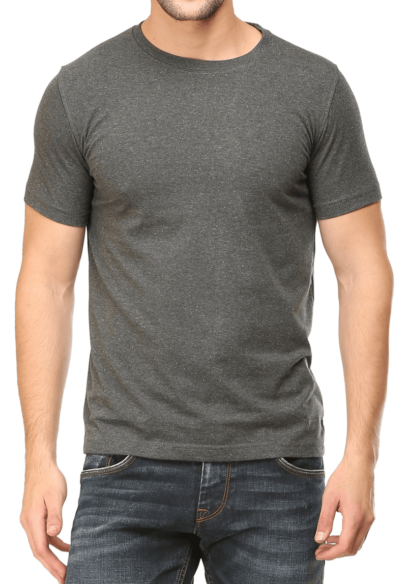 Plain round neck clearance t shirt