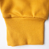 Wolfattire_mustard yellow sweatshirt derby ribbed hand cuff