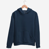 Men's Regular Fit Hooded Sweatshirt - Navy Blue